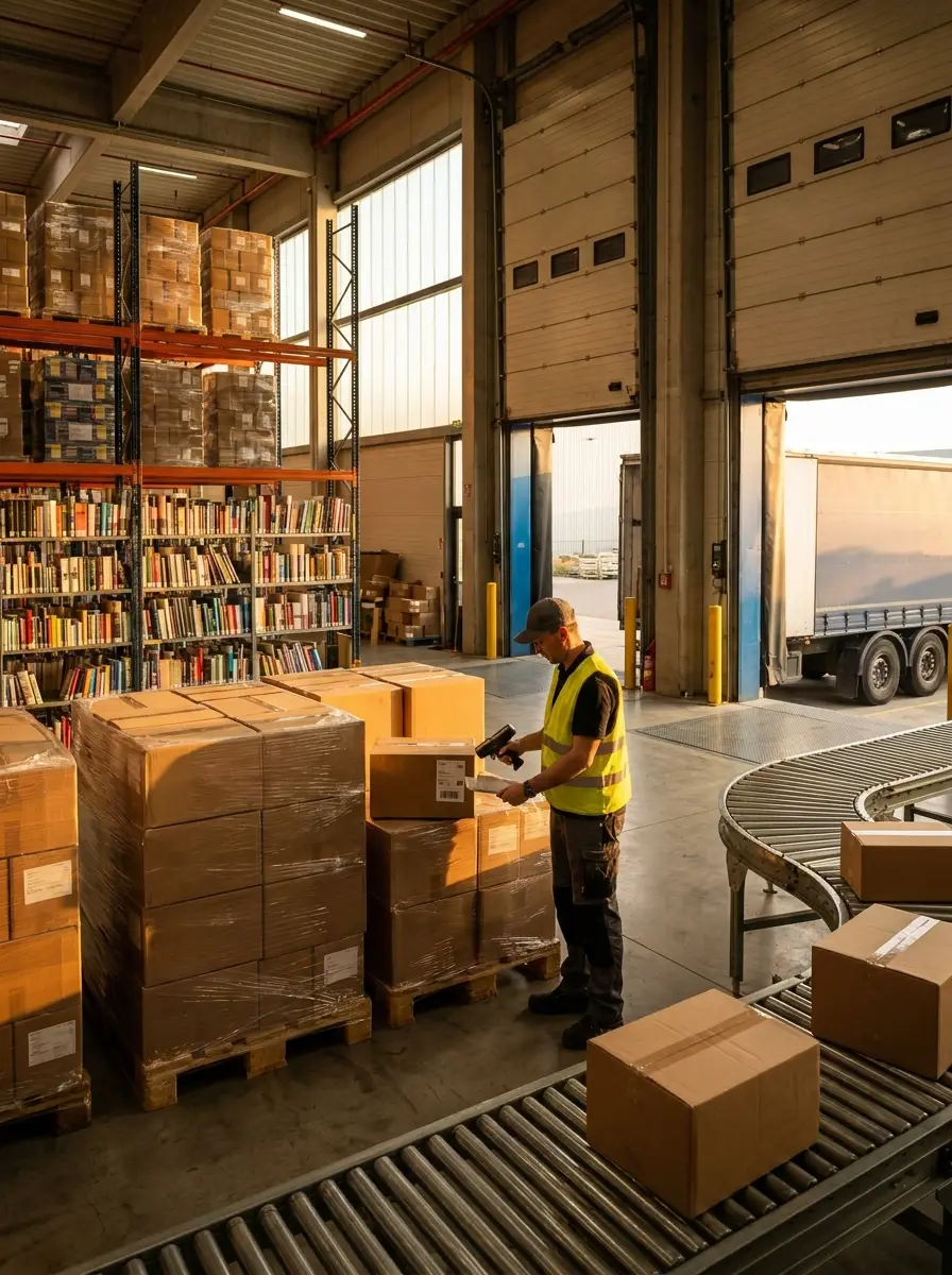 Operação de varejo de livros com e-commerce e marketplaces integrados.
